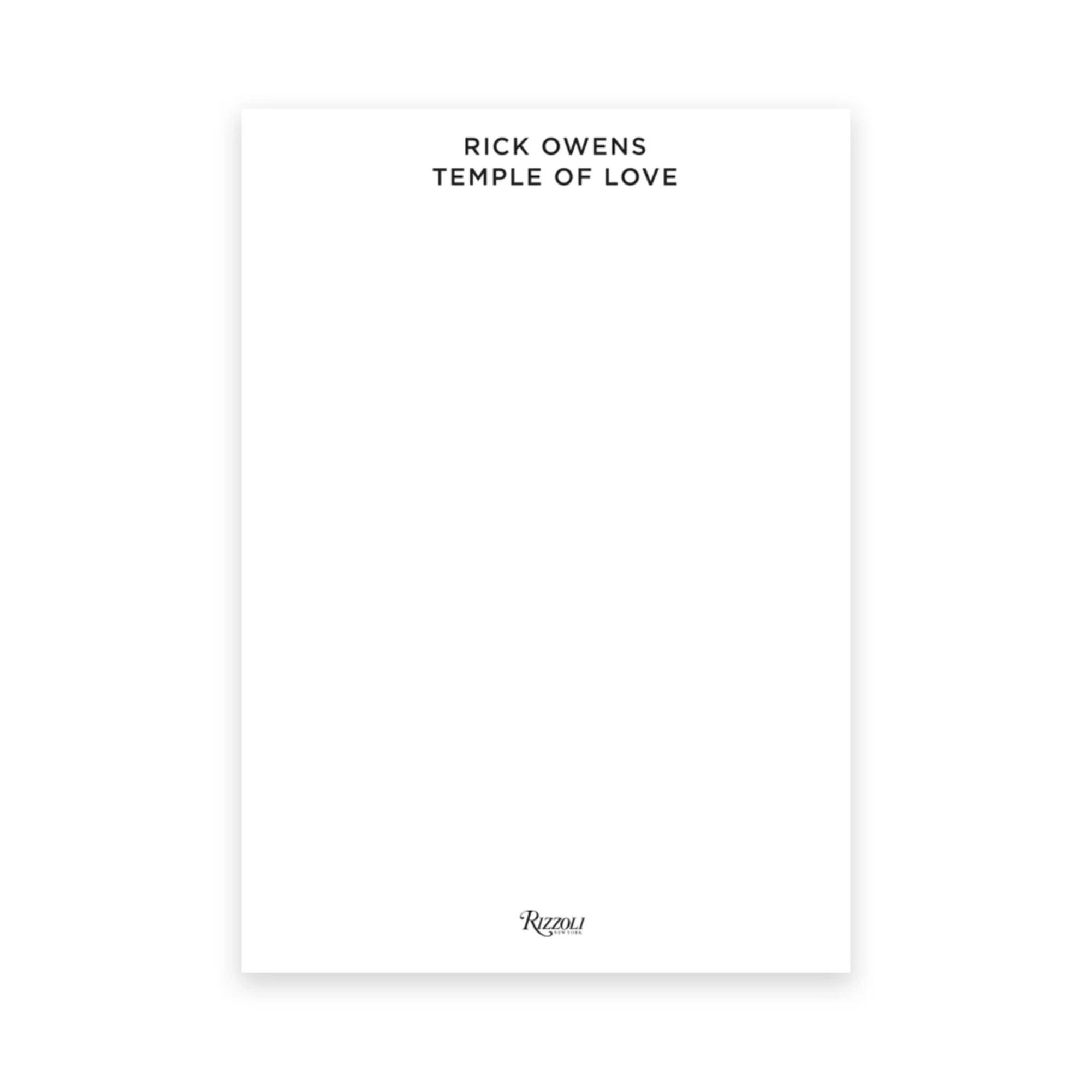 Rick Owens: Temple of Love