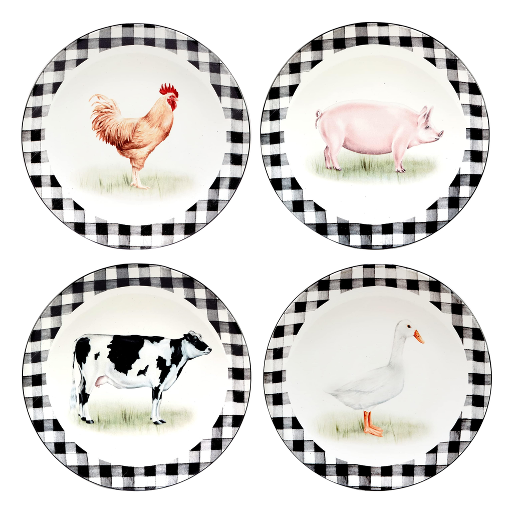 Set x4 Platos Farm